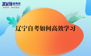 辽宁自考如何高效学习